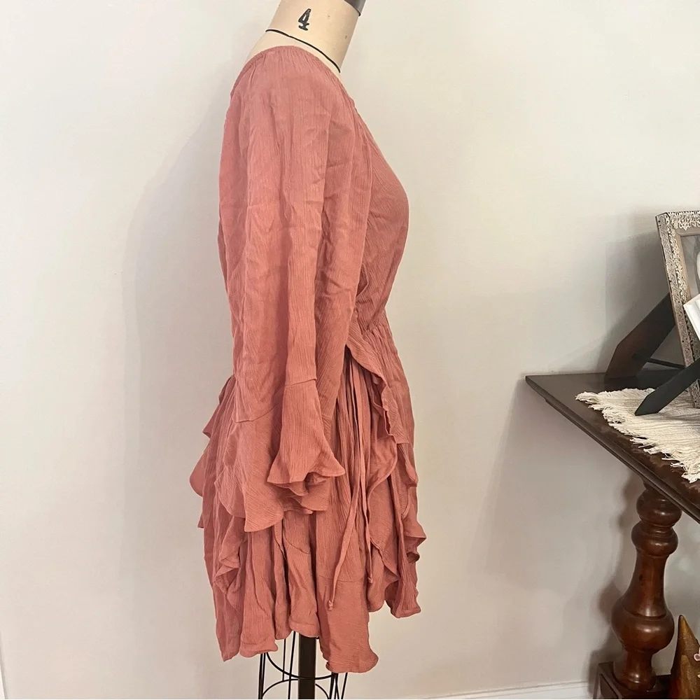 Free People The Right Decision Pink Mini Dress Size Extra Small